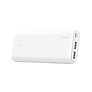 Anker PowerCore 15600 Super High-Capacity Fast-Charging Portable External Battery Charger with Industry-Leading 4.8A Output, PowerIQ and VoltageBoost Technology (White) price in India.