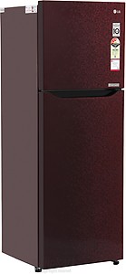 LG 255 L Frost Free Double Door 2 Star Refrigerator  (Wine Crystal, GL-B282SWCM) price in India.
