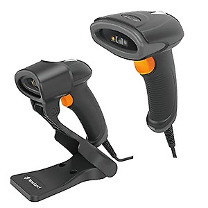 Newland 2D Barcode Scanner Handheld Wired QR PDF417 Data Matrix 1D Bar Code Scanner Reader with Adjustable Stand Extremely Fast and Precise Auto Scan Support Windows/Mac/iOS/Android/Linux/Pos System price in India.