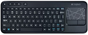 Logitech K400 PLUS Black Wireless Desktop Keyboard price in India.