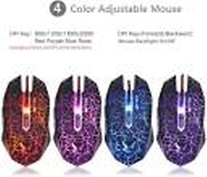 Supreno LED ABS body illuminating gaming mouse Wired Laser Gaming Mouse  (USB 3.0, Black) price in India.