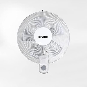 KIMATSU Aura High Speed Wall Fan for Cooling with Automatic Oscillation (400 mm, 60W, White) price in India.