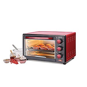 Usha 3716 16 Liters Oven Toaster Grill with 5 Accessories,1200 Watts, 3 mode Heating Function(Maroon) price in India.