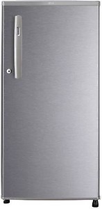 LG 190 Litres 2 Star Direct Cool Single Door Refrigerator with Stabilizer Free Operation (GL-B199ODSC.ADSZEB, Dazzle Steel) price in India.