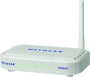 Netgear 150 Mbps N 150 Wireless Router (WNR-612)Wireless Routers Without Modem price in India.