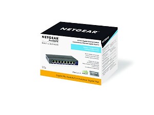 Netgear GS108E-300NAS Gigabit Smart Managed Plus Switch (Gray) price in India.