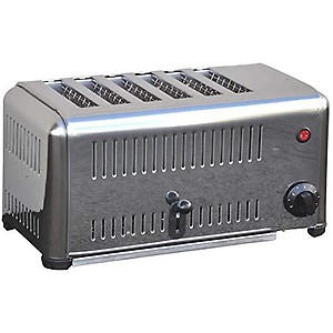 Andrew James Stainless Steel Food Grade 2500 W Commercial 6 Slice Toaster - 1 Year Warranty price in India.