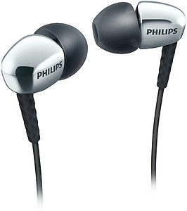 Philips Rich Bass SHE3900SL/00 In Ear Headphones - Silver Without Mic price in India.