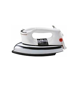 Bajaj DHX-9 1000W Heavy Weight Dry Iron with Advance Soleplate and Anti-Bacterial German Coating Technology, Ivory price in India.