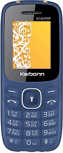 Ziox Karbonn K140 POP Basic 2.4-inch Display Phone (Dual SIM, Black) price in India.