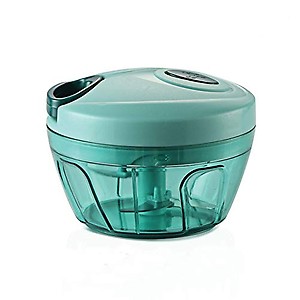 Trisha New Handy Mini Plastic Chopper with 3 Blades Use Like Crusing and Mixing price in India.
