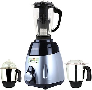 Su-mix MA ABS Body MGJ WF 2017-10 MA MGJ WF 2017-10 600 Mixer Grinder (3 Jars, Multicolor) price in India.