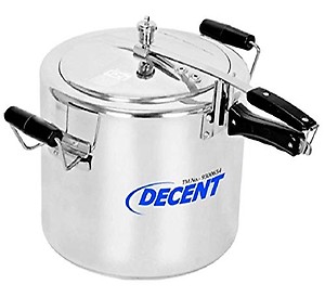 Decent Classic Aluminum Pressure Cooker Inner Lid ISI Marked , 24 Litres price in India.