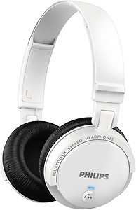 Philips SHB5500WT/00 Wireless Bluetooth Headset (White) price in India.