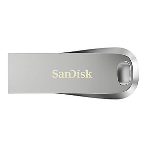 SanDisk Ultra Luxe USB 3.2 Flash Drive 256GB, Upto 400MB/s, All Metal, Metallic Silver price in India.