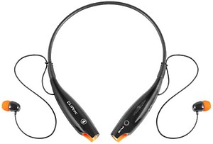 CLiPtec PBH320BK AIR-Neckbeat Bluetooth 4.0 Mobile Stereo Neckband Headset-Black price in India.