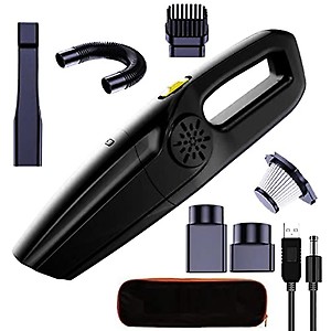 Aetrius Handheld Vacuums Cordless, 120W Handheld Vacuum Cleaner With Powerful Suction, Portable Rechargeable Car Vacuum Cleaner, Lightweight Wet Dry Vacuum For Home, Office, Car And Pet , Black price in India.