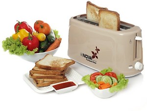 Nova Nbt 2310 1450 W Pop Up Toaster(Cream) price in India.