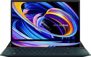 Asus Zenbook Duo 14 (2021) Touch Panel Core I5 11Th Gen - (16 Gb/512 Gb Ssd/Windows 11 Home/2 Gb Graphics) Ux482Eg-Ka521Ws Thin And Light Laptop(14 Inch, Celestial Blue, 1.62 Kg, With Ms Office) price in India.