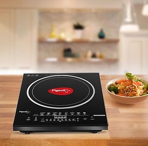 Pigeon Rapido Anti Skid Induction Cooktop  (Black, Touch Panel) price in India.
