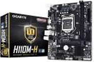 Gigabyte GA-H110M-H MicroATX Motherboard Socket LGA 115 DDR4 (6th and 7th Gen Intel Processor Support) price in India.