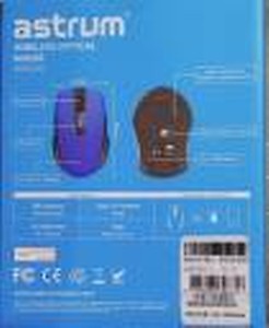astrum MW200 Wireless Optical Mouse price in India.