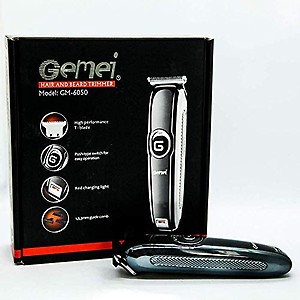 Mahavir Gemei GM-6050 Hair and Beard Shaving Machine, Electric Hair Clipper, High-performance T-blade