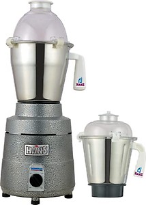 HANS Dominar X Pro 1800 Watts 2.5 HP Commercial Mixer Grinder With 2 Jar Heavy Duty Black Grey price in India.