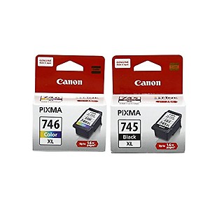 Canon Combo of PG-745XL And CL-746XL Ink Cartridge (PG-745XL Black:CL-746XL Color) price in .