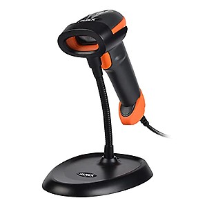 HENEX HC-3208R Wireless Barcode Scanner 2D | 1D/PDF417/ Data Matrix/QR Code Scanner | 2 in 1 Barc ode Scanner for Laptop,Store, Supermarket,Warehouse | Support Add prefixes | Suffixes Barc ode Reader price in India.