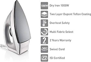 Generic SDI 09 Dry Iron  (Grey) price in India.