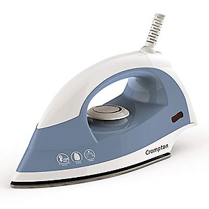 Crompton Brio 1000-Watts Dry Iron with Weilburger coating (Sky Blue and White) price in India.