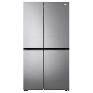 LG 694 Litres Frost Free Side by Side Refrigerator with Door Cooling Plus Technology (GC-B257SLUV.APZQEB, Platinum Silver III) price in .