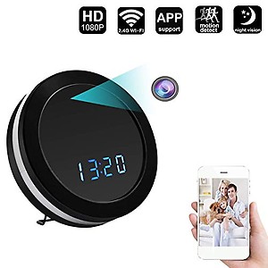 AGPtek Genuine HD 1080P WiFi Spy Hidden Camera with Remote intercom price in India.