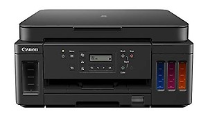 Canon PIXMA MegaTank G6070 All-in-one Wi-Fi Colour Ink Tank Printer with Auto-Duplex Printing and Networking (Black) price in India.
