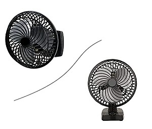 VEENA ENTERPRIZE All Rounder High Speed Table Fan Heavy Duty Wall Mounted 3 Speed Setting with powerful copper touch motor 9 Inch Black 225 mm Table Fan for home, Office, Kitchen || AN3513 price in India.
