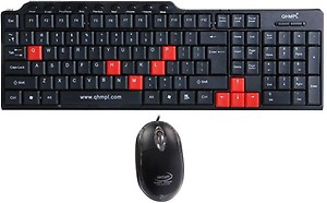 Quantum QHMPL 8810 USB Keyboard & Mouse Combo With Wire price in India.