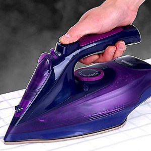 Verana Steam Iron Press With Auto Shut Off And Ceramic Sole Plate Coating Vertical And Horizontal Ironing (2400-Watt) - Multicolor, 2400 Watts price in India.