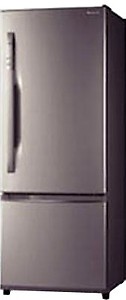 Panasonic NR-BW465VNX1 Double Door- Bottom Freezer 372 Litres Refrigerator  (Silver) price in India.