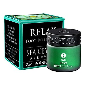 SPA CEYLON RELAX Foot Relief Balm | Ayurveda | Instant Cooling & Soothing | relief for tired & fatigued feet | Hydrating | 100% Natural | Suitable for all skin types price in India.