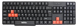 ZEBRONICS K 09 Wired USB Laptop Keyboard(Black) price in India.