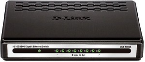 D-Link DGS-1008A 8-Port Gigabit Easy Desktop Switch (White), 11.1 x 9.8 x 16.4 cm price in India.