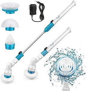 Glowick Rotating Electric 360 Cordless Bathtub & Tile Scrubber Movable Surface Cleaner Brushes and Long Extension Handle Extension Arm and Adapter (1pcs) price in India.