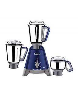 Preethi Xpro Duo MG-198 1300 W Commercial Mixer Grinder with 2 Jars ( 0.75L Chutney Jar + 2L Wet Grinding, Stainless steel), Tripad Metal Motor Stand, Blue price in India.