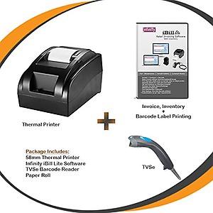 Infinity Infocom 58mm Thermal Printer With Invoicing Software And Barcode Reader price in India.