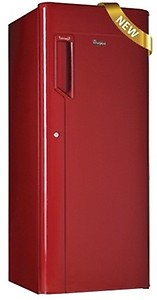 Whirlpool 205 Ice Magic 5W Solid Single Door 190 Litres Refrigerator (Red) price in India.