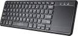 Astrum KW280 Wireless Touch TV Keyboard with Easy Media Control and Built-in Touchpad, HTPC Keyboard for PC-Connected TV, Windows, Android, Chrome OS, Laptop, Tablet - Black price in India.