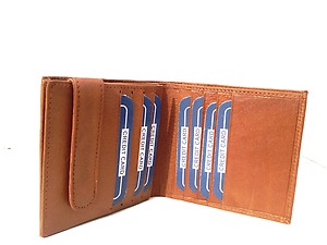 StyleToss Brown leather Wallet 1321 price in India.