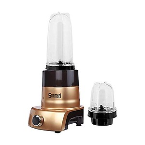 Sunmeet Gold Color 800Watts Mixer Grinder with 2 Bullet Jar 2019 PST-G-TA price in India.