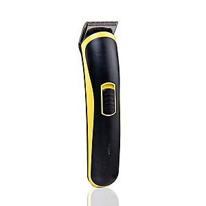 Wurze 1903B Rechargeable Cordless Beard & Hair Trimmer/Groomer for Men | Skin Friendly Titanium & Special Stainless Steel Blades | Including One Adjustable Comb | USB Charging (Yellow) price in India.